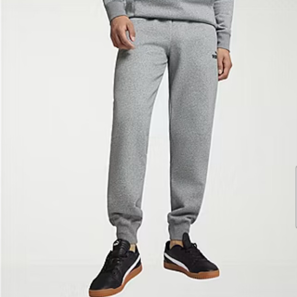 Puma Men's Classic Gray Joggers - Picture 2 of 3